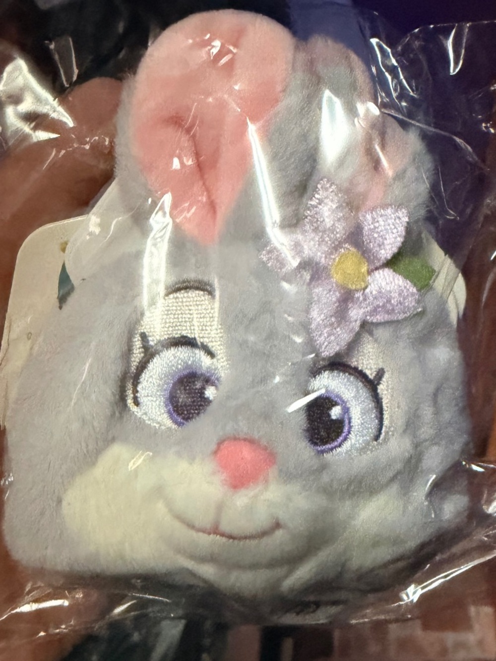 NWT Disney Zootopia Judy Hopps Plush Coin Purse Bag Charm Spring Flora